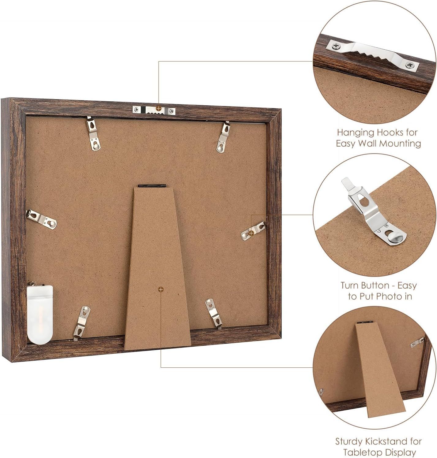 Creativo copywriting luminosa de madera para mascotas marco de fotos conmemorativo gato perro Mesa conmemorativa marco de fotos