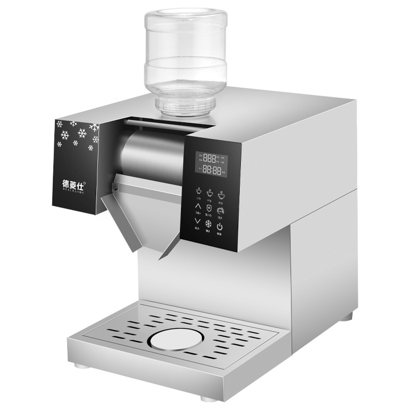 Máquina de hielo de copo de nieve comercial máquina de hielo pequeña máquina de hielo batido máquina de hielo de algodón Internet coreano celebridad leche tienda de té máquina de hielo de nieve