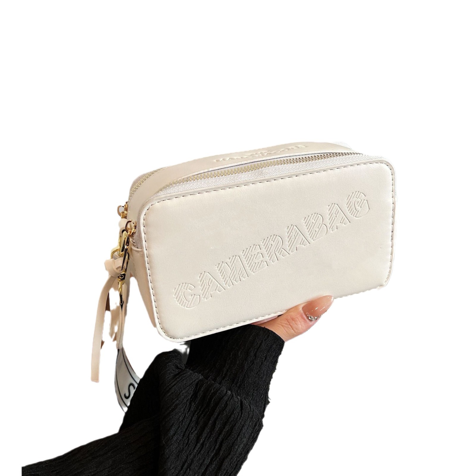 Modelo transfronterizo 2024 primavera nuevo bolso cuadrado pequeño retro europeo y americano moda transfronteriza personalidad color caramelo bolso de cámara