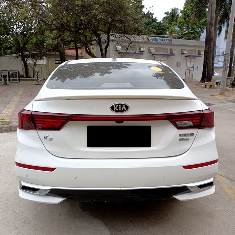 Suitable for 2019-2024 Kia K3 Rear Wing New K3 Modification Special Punch-Free Paint Decorative Tail Press