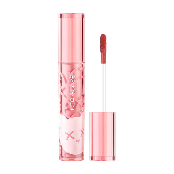 BAXI Baxi Mirror Water Lip Glaze Moisturizing Lip Gloss Easy to Color without Makeup Take off Plain Girl White Lipstick