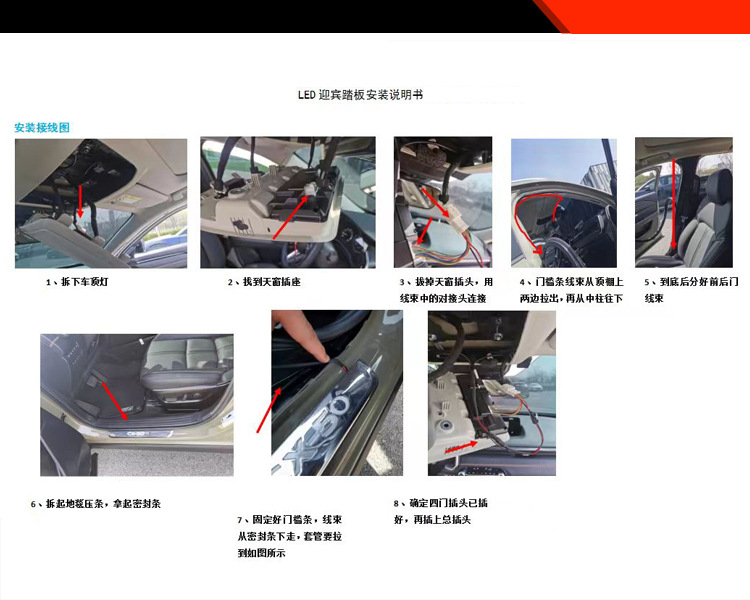 Suitable for 26 Models of Mazda Cx-5, Special Led Welcome Door Sill Strips with Lighted Pedals from the Original Manufacturer
