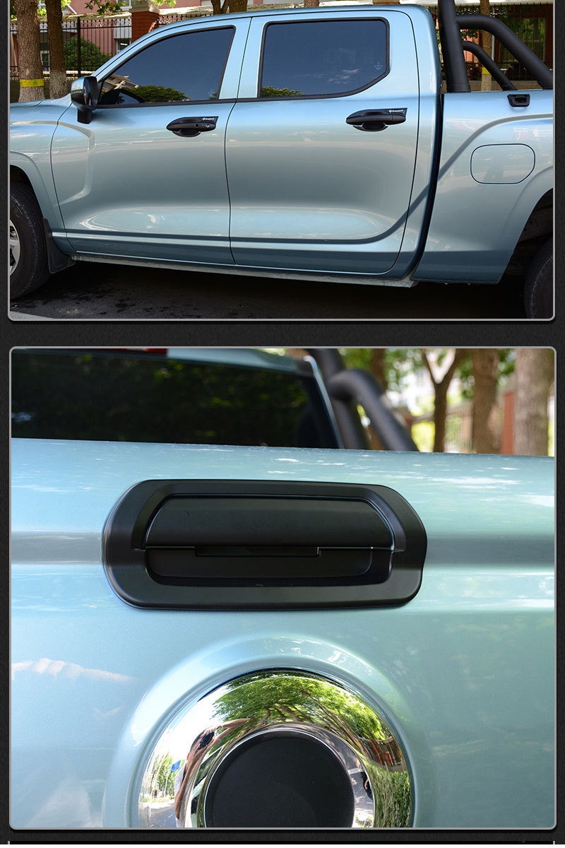 Great Wall Gun Off-road Edition Door Bowl Handle Sticker Diamond Gun Tail Door Wrist Door Handle Anti-scratch Protective Cover Modification Accessories