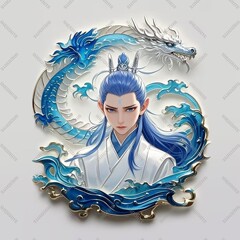 悪魔の少年ナオハイ周辺冷蔵庫マグネット新年グッズカスタマイズアクリルフラット冷蔵庫マグネット新年装飾