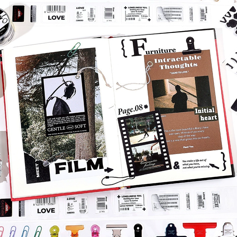 Дубликат перевода не найден: Memory Archive Series Handbook Tools Creative Simple Handbook Decoration DIY фильм ряд