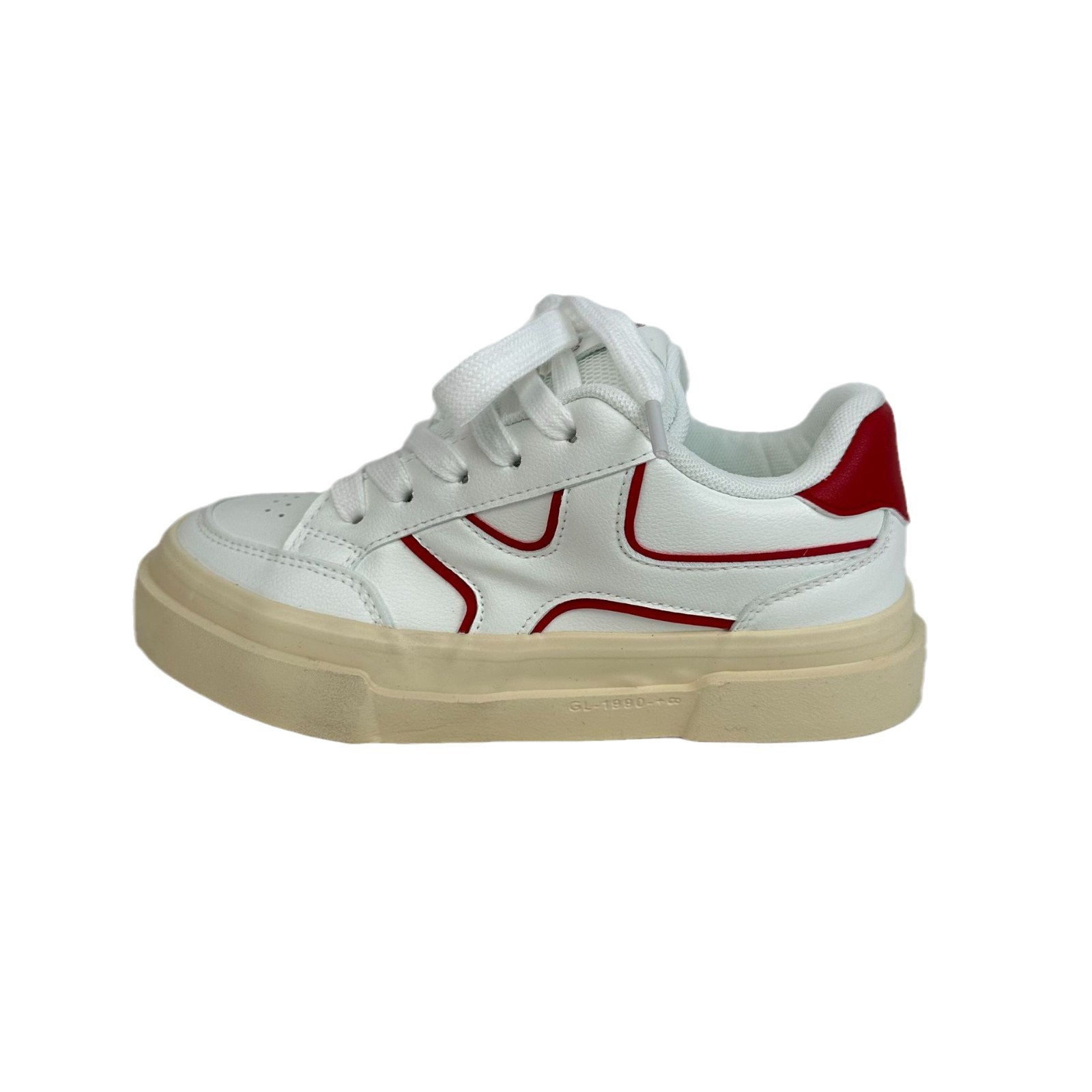 Yuanbo puerto frente a lazos zapatos de skate zapatos deportivos casuales coreanos versátiles zapatos de mujer 2025 nuevos zapatos blancos para mujeres