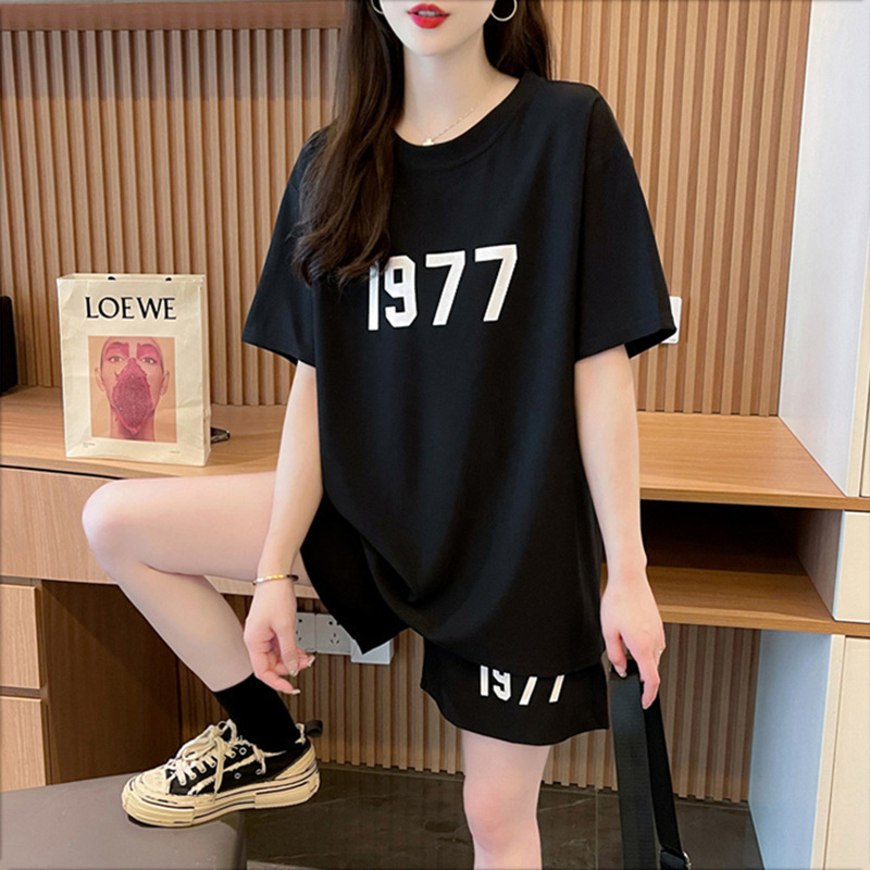 Maternity Shorts Set Summer 2026 New Style Elegant Lazy Style Home Casual Pajamas Short-Sleeved T-Shirt Two-Piece Set