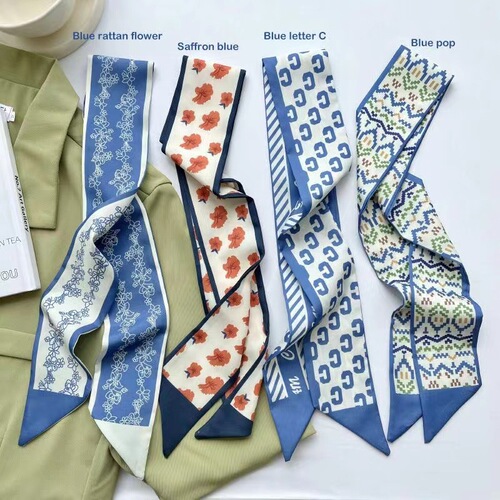 Direct Manufacturer Sales Gift Box Silk Scarf Fairy Hair Ties High-End Hair Ties with Streamers Gift Ribbons Butterfly Bow Hair Accessories