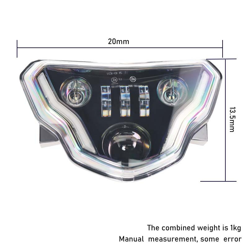 大灯尺寸英文版
