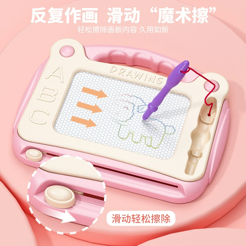 Детская магнитная доска для рисования, 1-3 года, с красочным чехлом, для дома