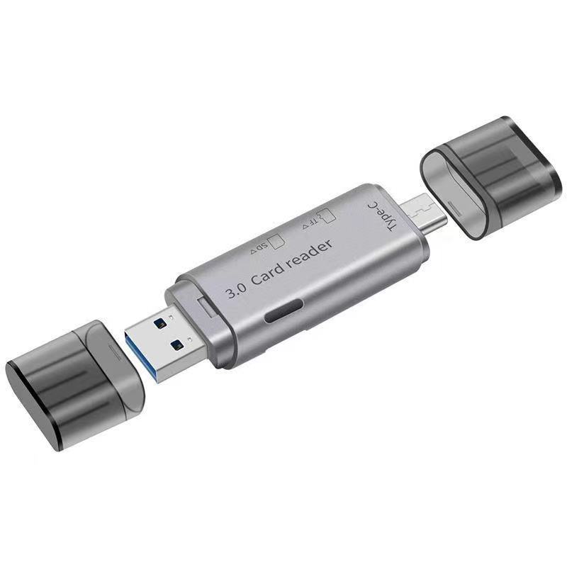 Usb3.0カードリーダーsdカードtfカード高速typecカードリーダー車載パソコン携帯電話オールインワンカードリーダー|undefined