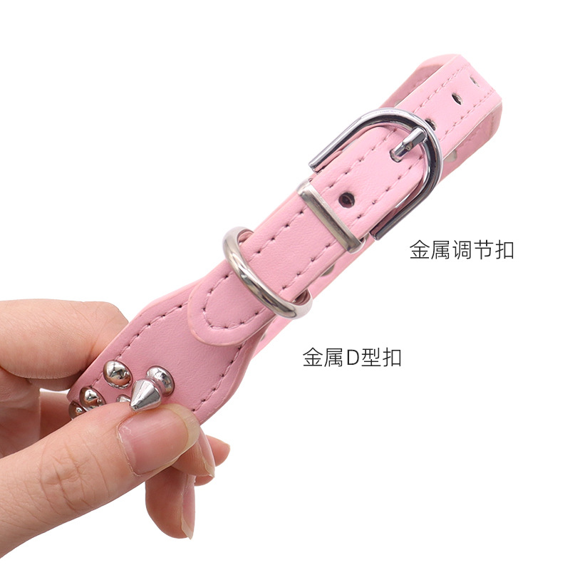 Collar para mascotas Puppy Orange Collar para mascotas Cuello de cuero Táctico para perros Accesorios para perros Collar para perros Grandes Accesorios para perros