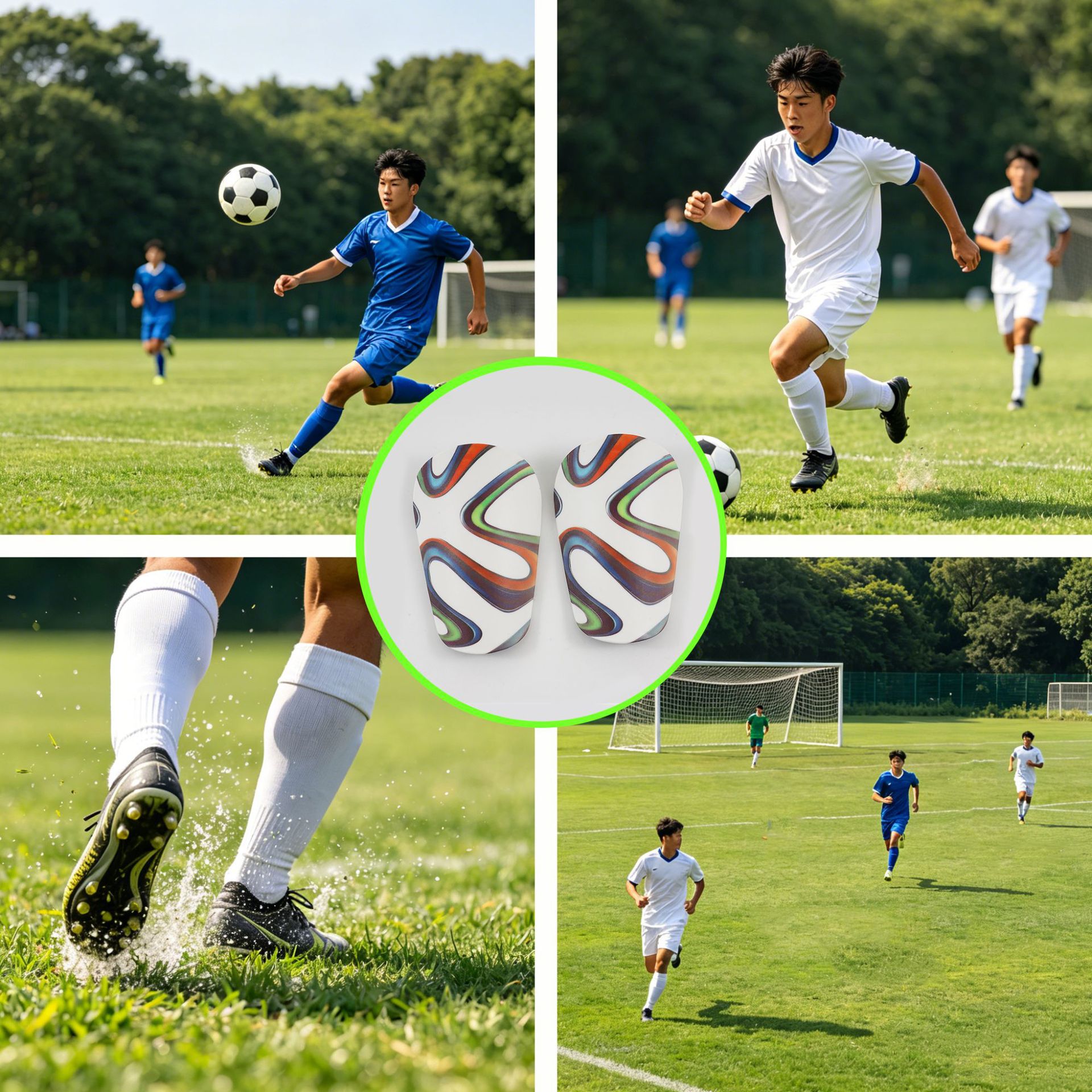 Football Shin Guard Children's and Adult Sports Protection Insert