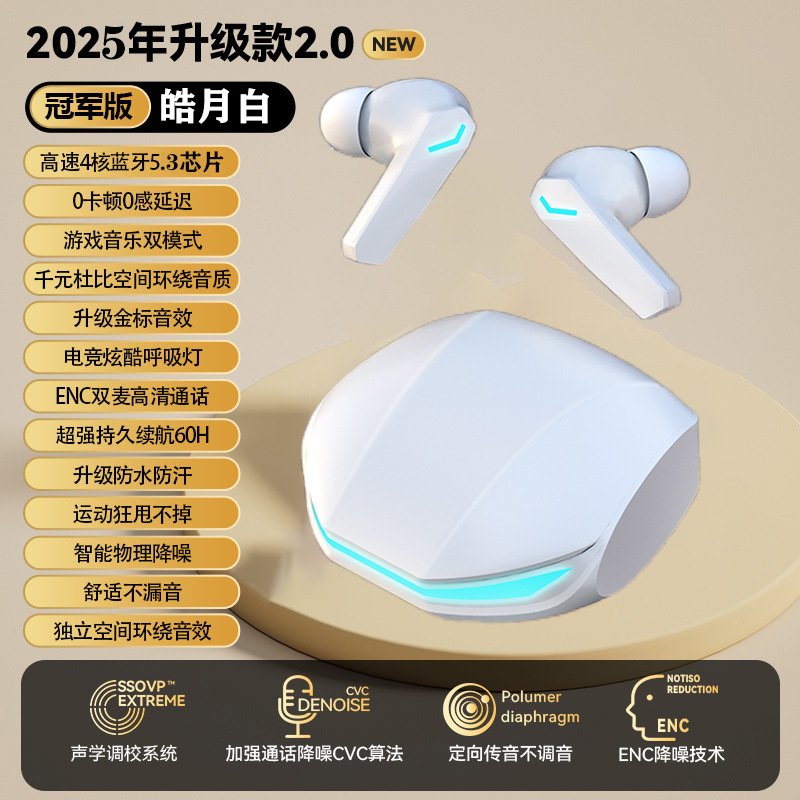 Auriculares Bluetooth Q86 Transfronterizos, Modelo 2025, Inalámbricos, con Cancelación de Ruido, de Alta Gama, Semi-Intraaurales, Deportivos, para Correr, con Batería de Ultra Larga Duración