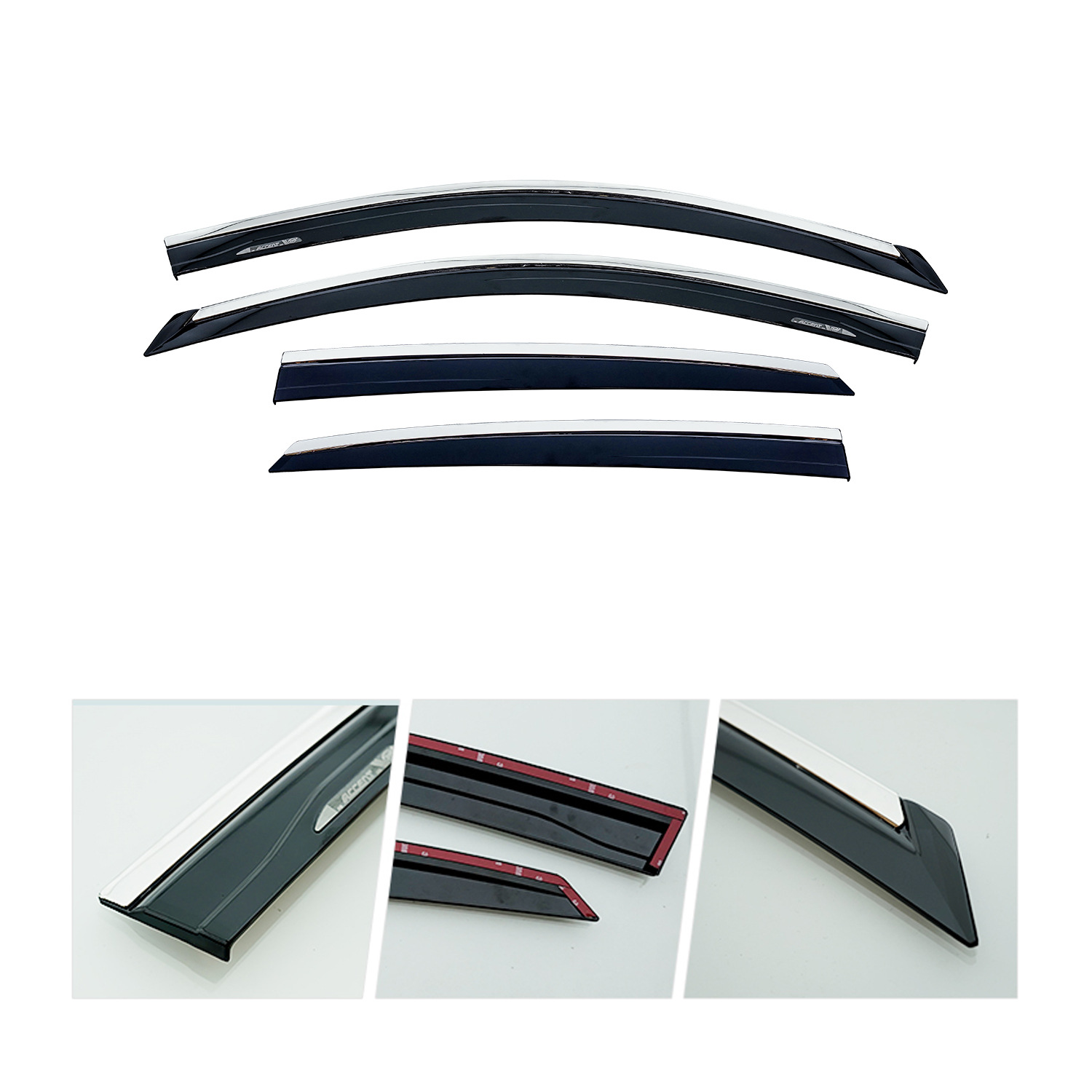 Aplicable a Accent protector de lluvia protector de cejas de lluvia defensa de ventana de acceso Hyundai