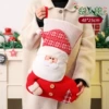 Red and white knitted old man