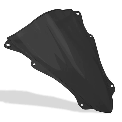 Suitable for Kawasaki Zx-25R Zx-4R/Zx-4Rr Motorcycle Modified Front Windshield and Heightening Windshield (Motorcycle front windshield) - black-smoke