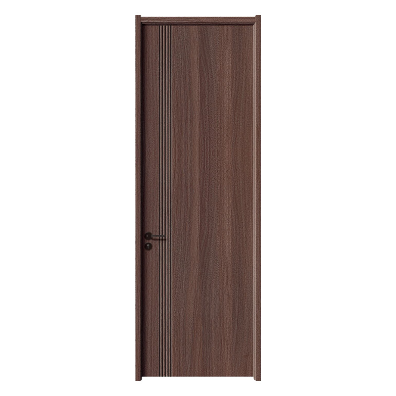 Puerta de madera de dormitorio Puerta de madera sólida Puerta interior compuesta Puerta de madera sin pintura Puerta de ingeniería de oficina de hotel image 6