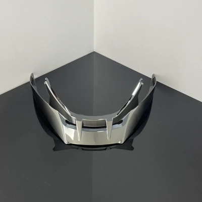 R50S Helmet Rear Spoiler Is Dəbilqə (Kaska) aksesuarları - r50s-rear-wing-silver-with-screws