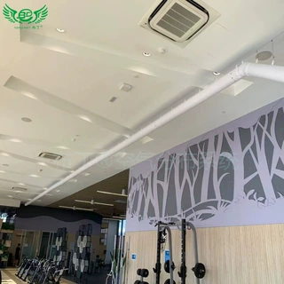 健身房 布丁暖通型BD-T 单层布风管 直接厂家 纤维织物布袋风管