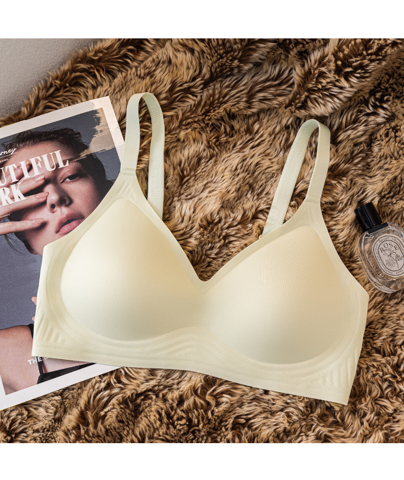 Venta directa de fábrica comercio electrónico transfronterizo Sudeste de Asia Vietnam Tailandia damas sin costuras sujetador de recogida lateral cómodo