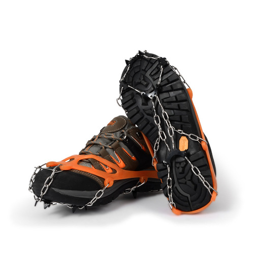 Wholesale outdoor snow non-slip shoe covers, shoe chains, eight-tooth 8-tooth reinforced crampons, high-quality latex, free storage bag