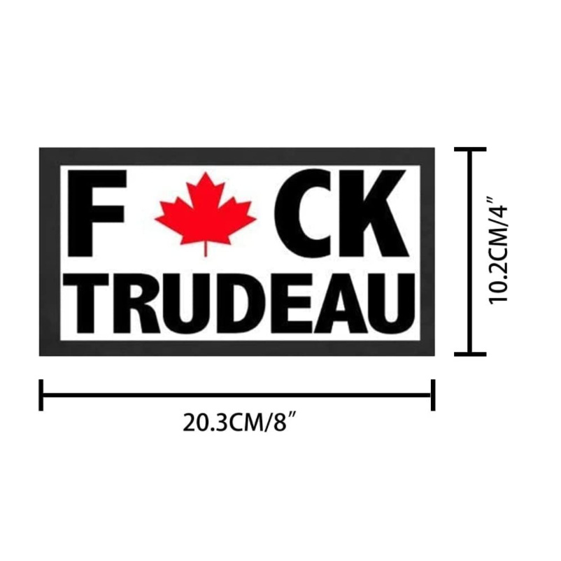 Trudeau Stickers 新款自由车队汽车贴纸 Trudeau Stickers 加拿大枫叶司机自由车贴-阿里巴巴