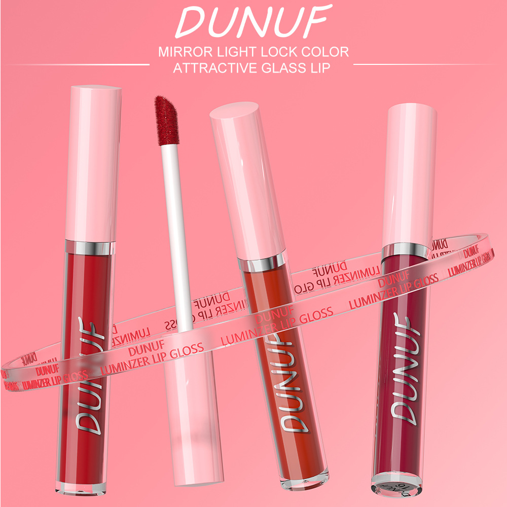 Check out DUNUF 16-color Moisturizing and nourishing Mirror Lip Gloss! Link Disclaimer - For Foreign trade only undefined