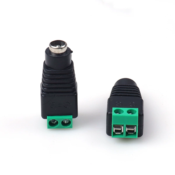 DC5525 female to 2P green terminal