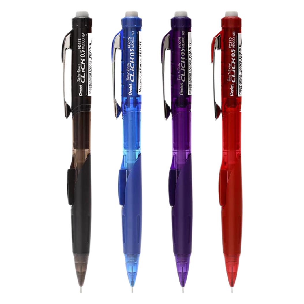 Pentel Pie Pie Side Press Auto Actible Pencil PD255PD275PD105AX105 Side Press Esbozo