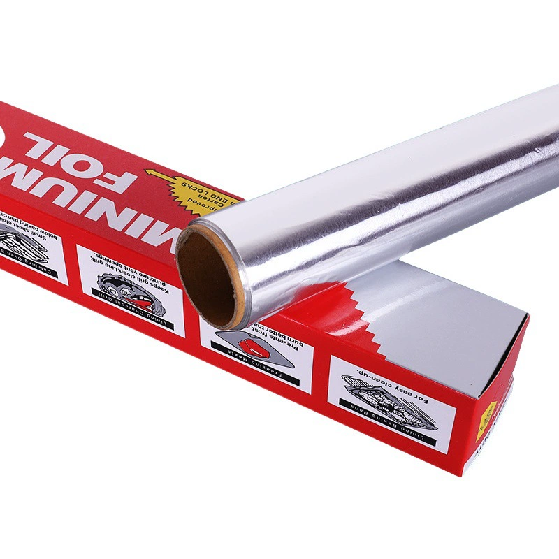 Фабрика прямые одноразовые высокотемпературные устойчивые оловянные бумаги рулон печь бумага утолщенная алюминиевая фольга бумага Гриль Рыба выпечки жестяная фольга оптом