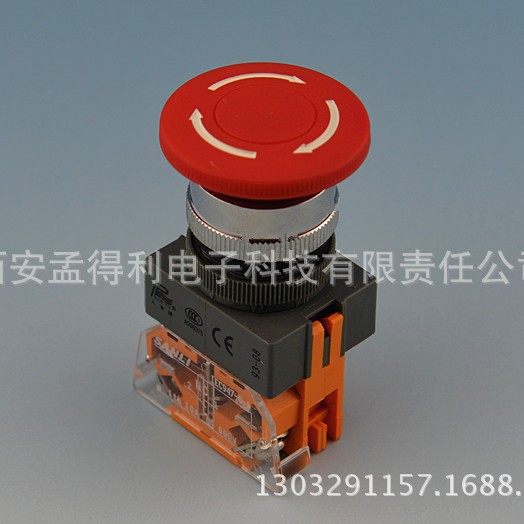 杭州三利急停按钮LAY37(PBC)-Y-C01 PBC开关品牌授权代理