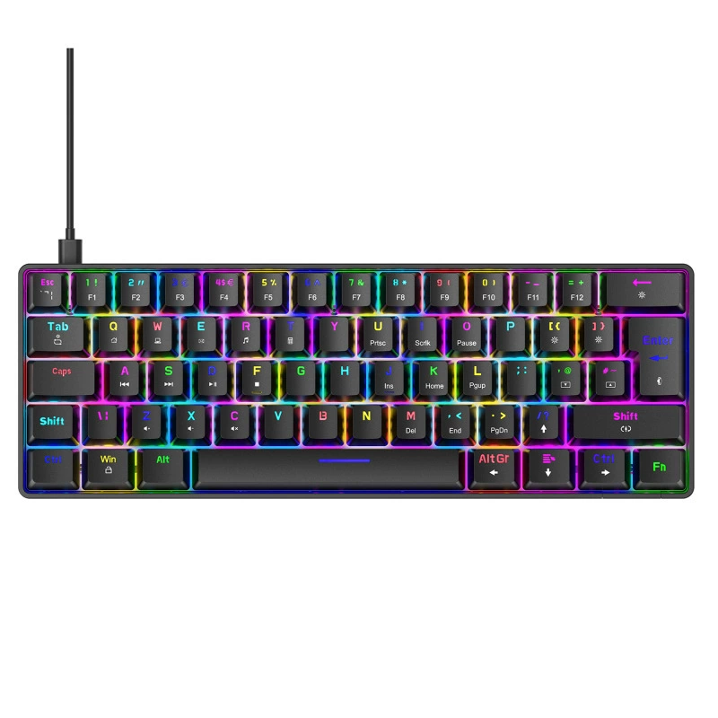Клавиатура, мышь, лёгкий набор для игр, T60