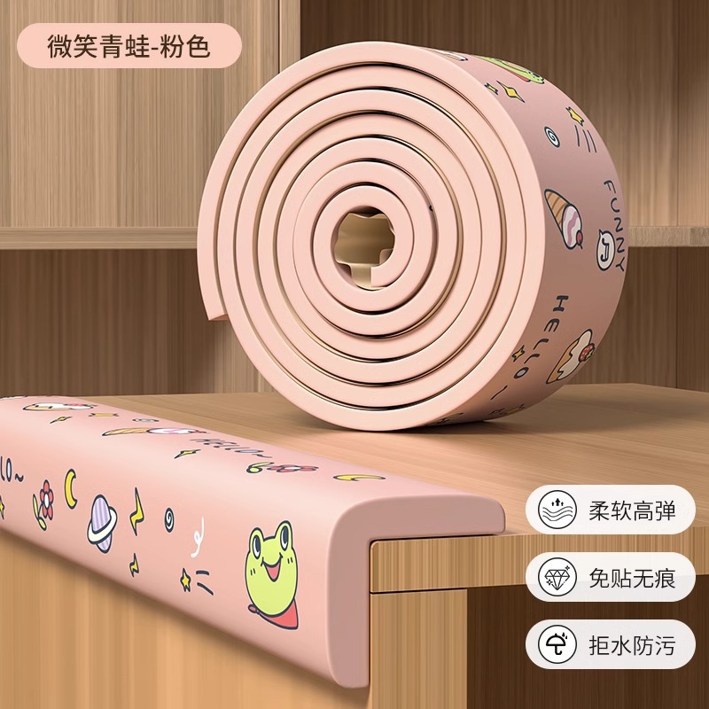 Ángulo anti-colisión de la mesa para niños cubierta de protección de seguridad de silicona esquina suave esquina de la mesa de ángulo recto protección de cabezal de cama image 14