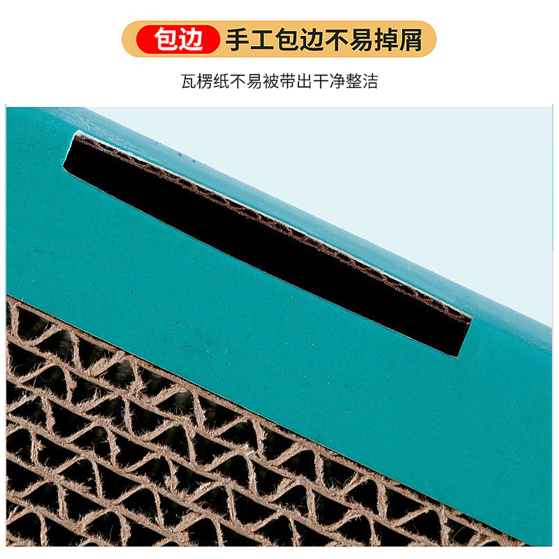 Artículos para mascotas, casa triangular para gatos, nido para gatos de papel corrugado, caja vertical de papel, juguete, rascador para gatos que no desprende pelusa, estructura para trepar para gatos image 5