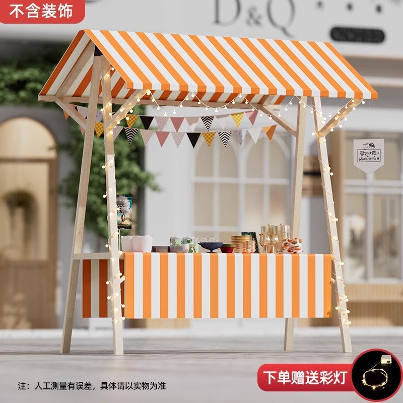 幼稚園ディスプレイスタンドナイトマーケット屋台スタンド無垢材プロモーション屋台折りたたみ子供用フリーマーケットブースカードレイアウト|undefined