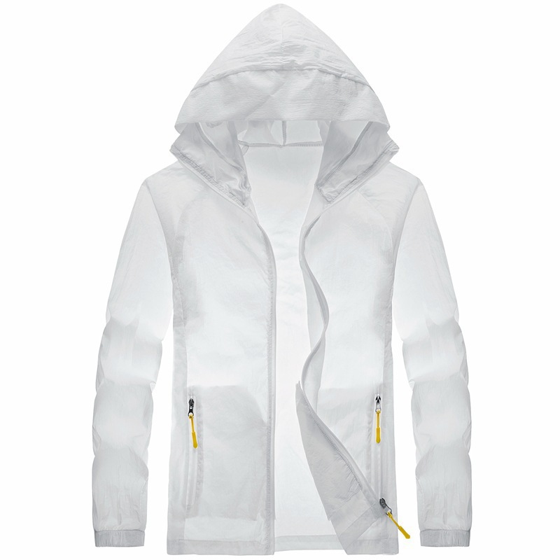 Ropa de protección solar para hombres de verano delgada seda de hielo transpirable para hombres al aire libre ropa de piel ligera de pesca ropa de protección solar chaqueta pareja image 11