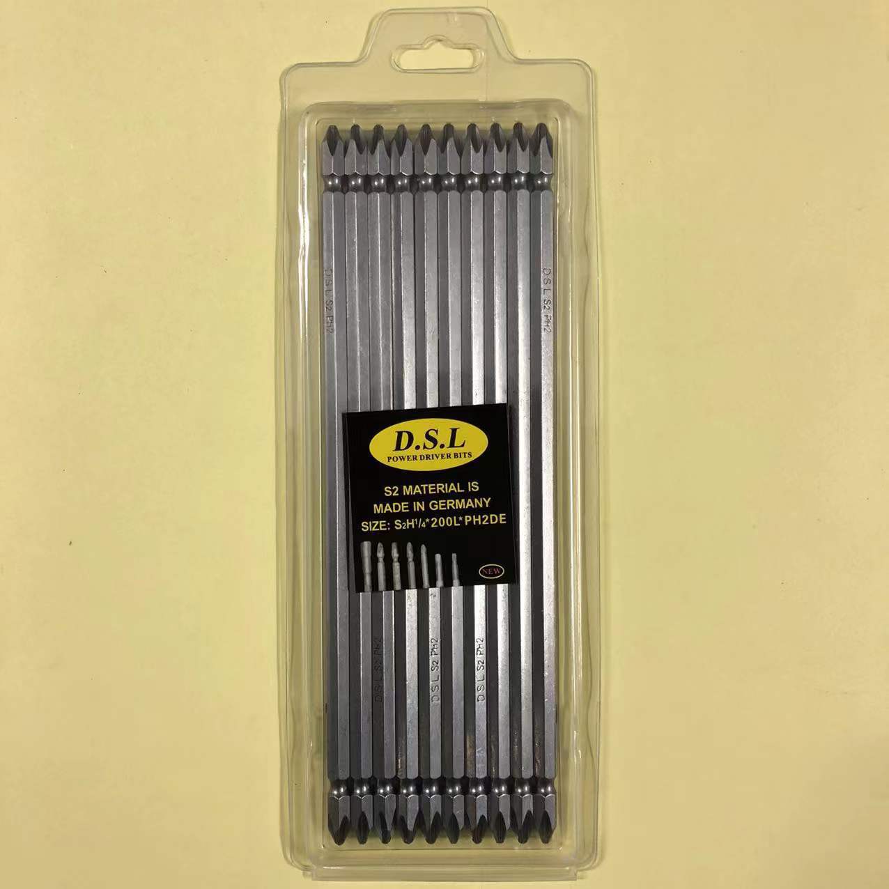 Doble cabeza 200 largo x PH2 (cabeza normal, regular)