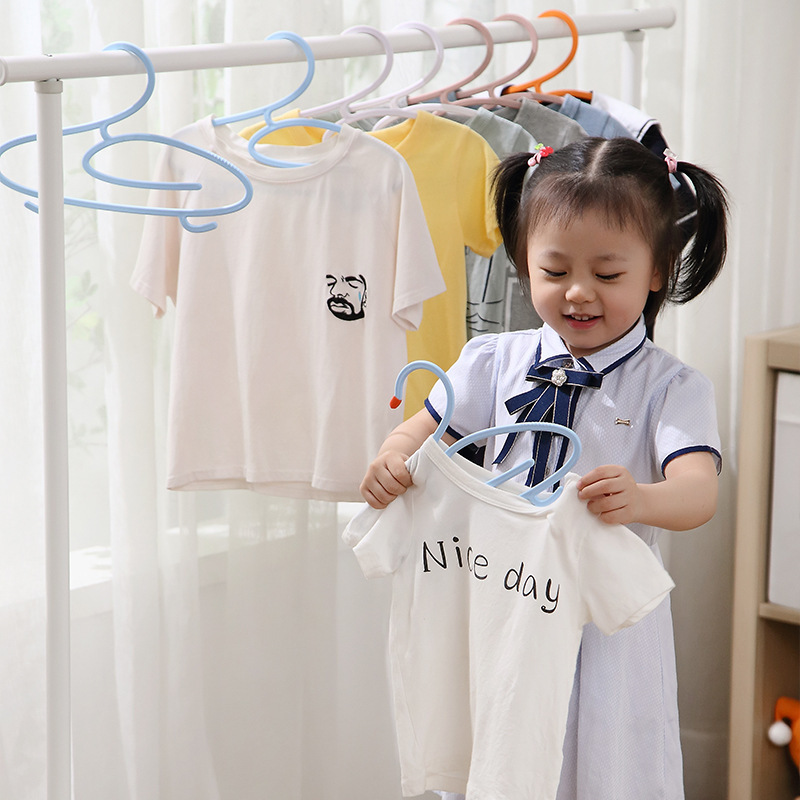 衣架儿童晒衣撑子衣挂钩晾衣服收纳架挂衣架子宿舍用学生神器