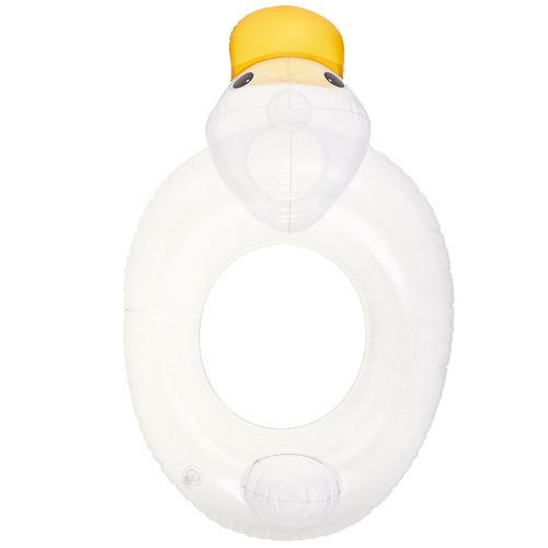 Supply ins Internet celebrity children's transparent duck swimming ring child infant armpit ring duck seat ring