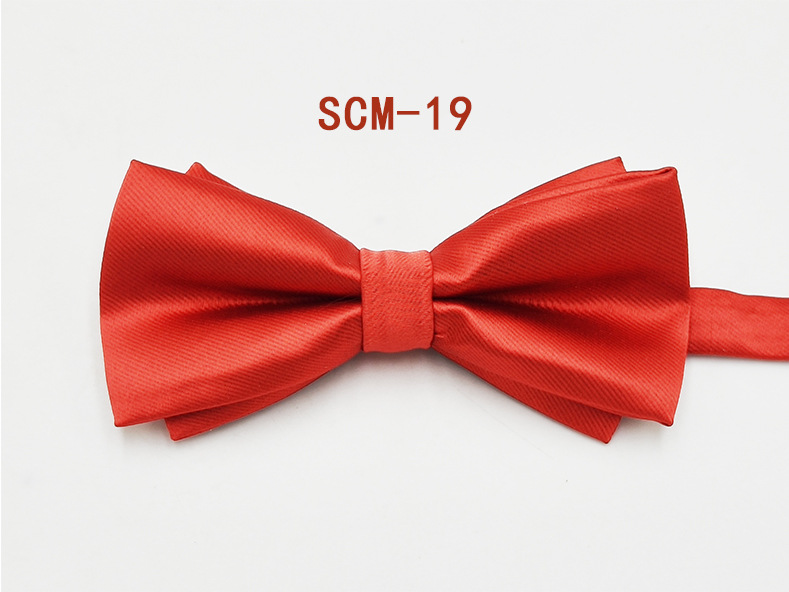 Spot venta al por mayor, pajarita para hombres, ropa formal, moda coreana, novio, padrino, lazo negro sólido