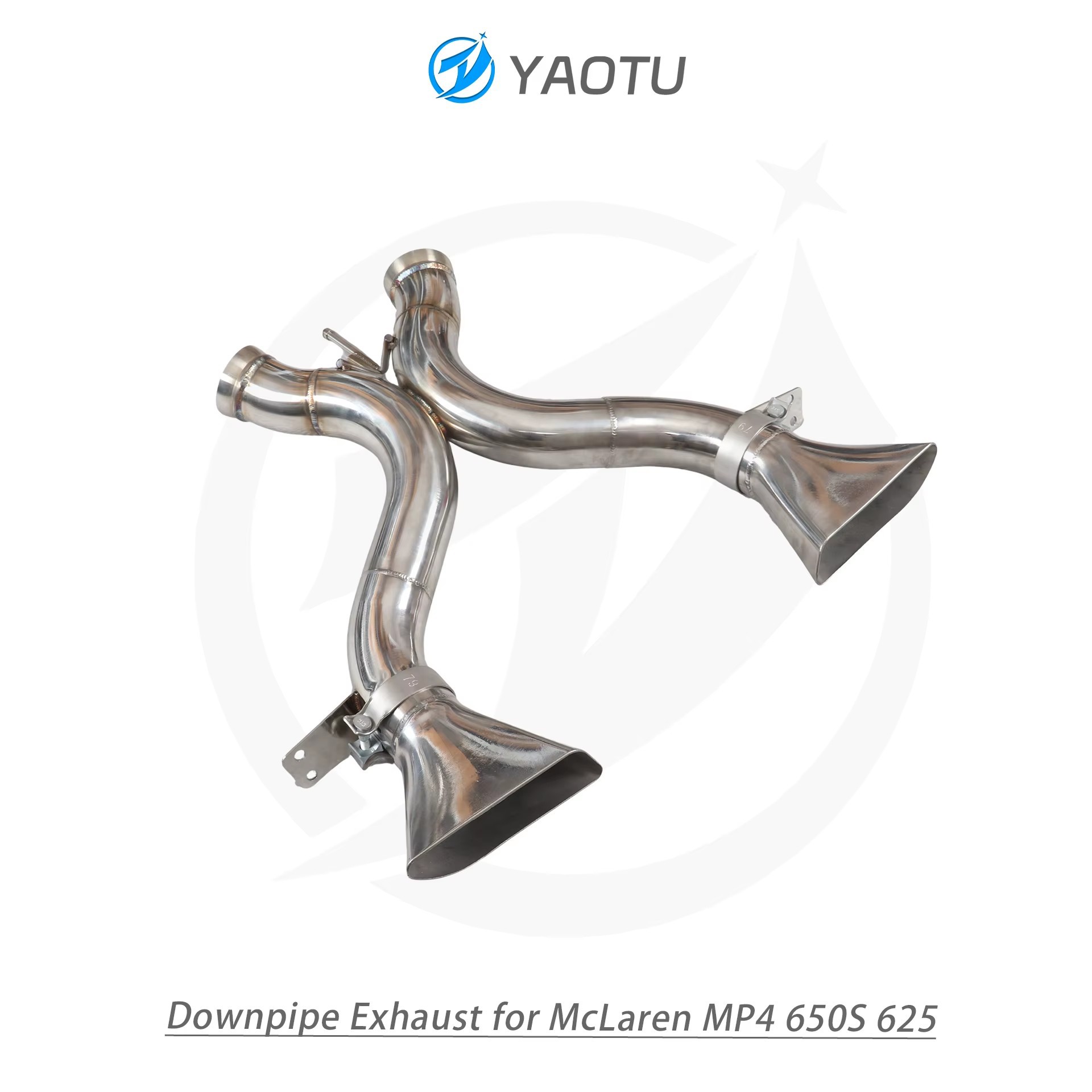 Suitable for McLaren MP4 650S 625 high-performance stainless steel exhaust pipe