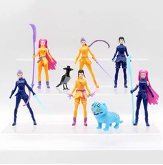 跨境Kpop韩流猎魔女团明星手办老虎乌鸦游戏周边潮玩公仔摆件模型
