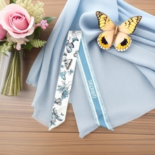 厂家定制 长条缎面丝巾蝴蝶结配饰 礼品包装绑带 支持来样定制