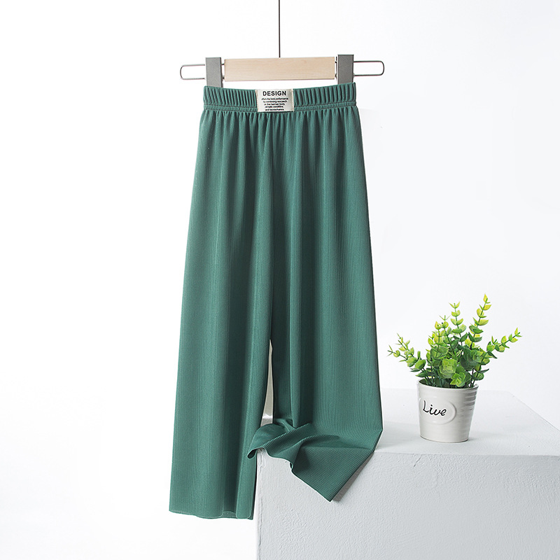 2023 Verano nuevos Pantalones anchos para padres e hijos pantalones a prueba de mosquitos para madre e hija pantalones a prueba de mosquitos para niños medianos y grandes recortados para niños pantalones de aire acondicionado para hombres Pantalones deportivos