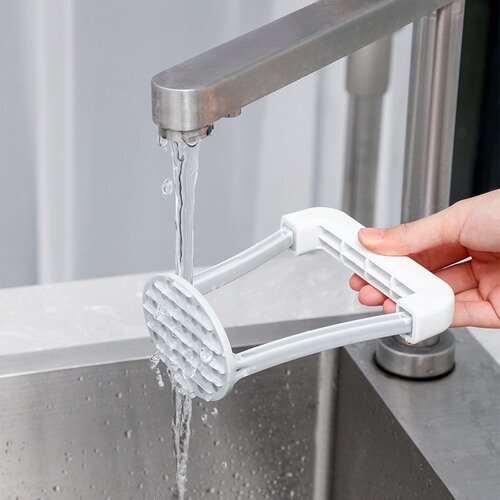 Cross-border manual potato masher and crusher for baby food — Household purple sweet potato masher