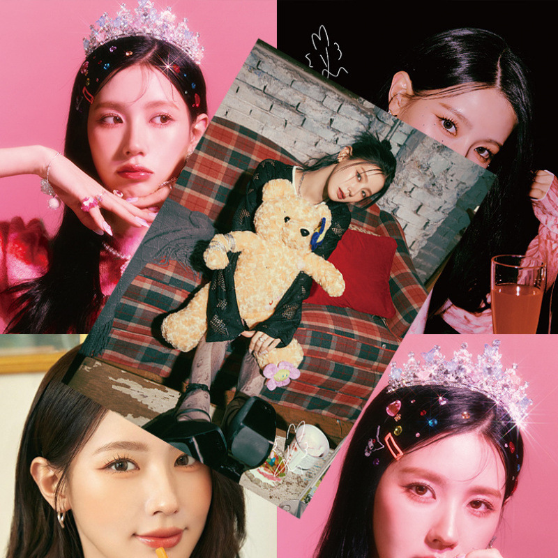 女明星批发  IVE粉墨gidle迪丽热巴虞书欣杨紫赵露思签名墙贴|undefined