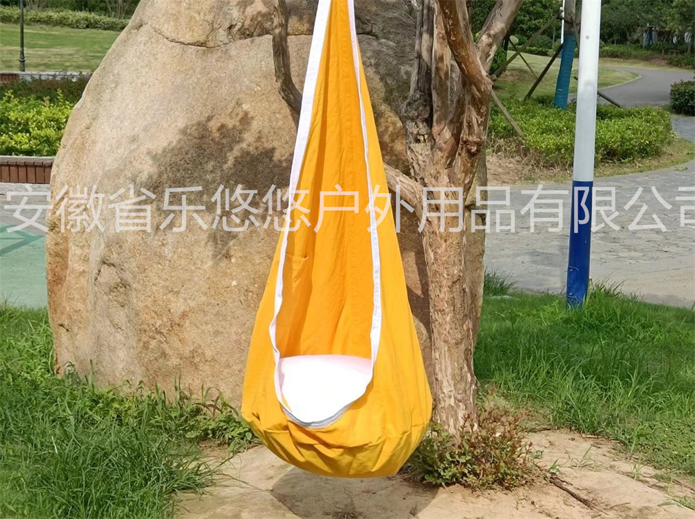 Silla colgante para niños, columpio infantil interior y exterior, cojín inflable, bolsa de tela de algodón de nailon, columpio, silla colgante, hamaca, columpio luminoso