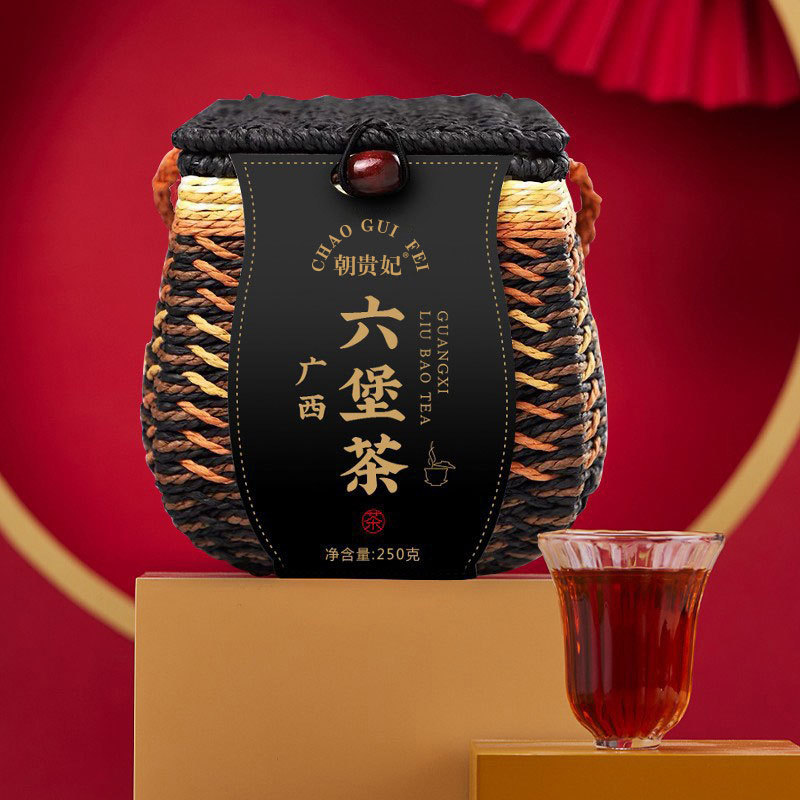 Chaoguifei Black Tea Liubao Tea 250g Guangxi Wuzhou 2016 Aged Qi Xizang Ripe Tea Glycol Chen Yun