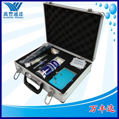 万丰达光纤清洁工具箱内置光纤显微镜光纤接头清洁器面签WF-FC01